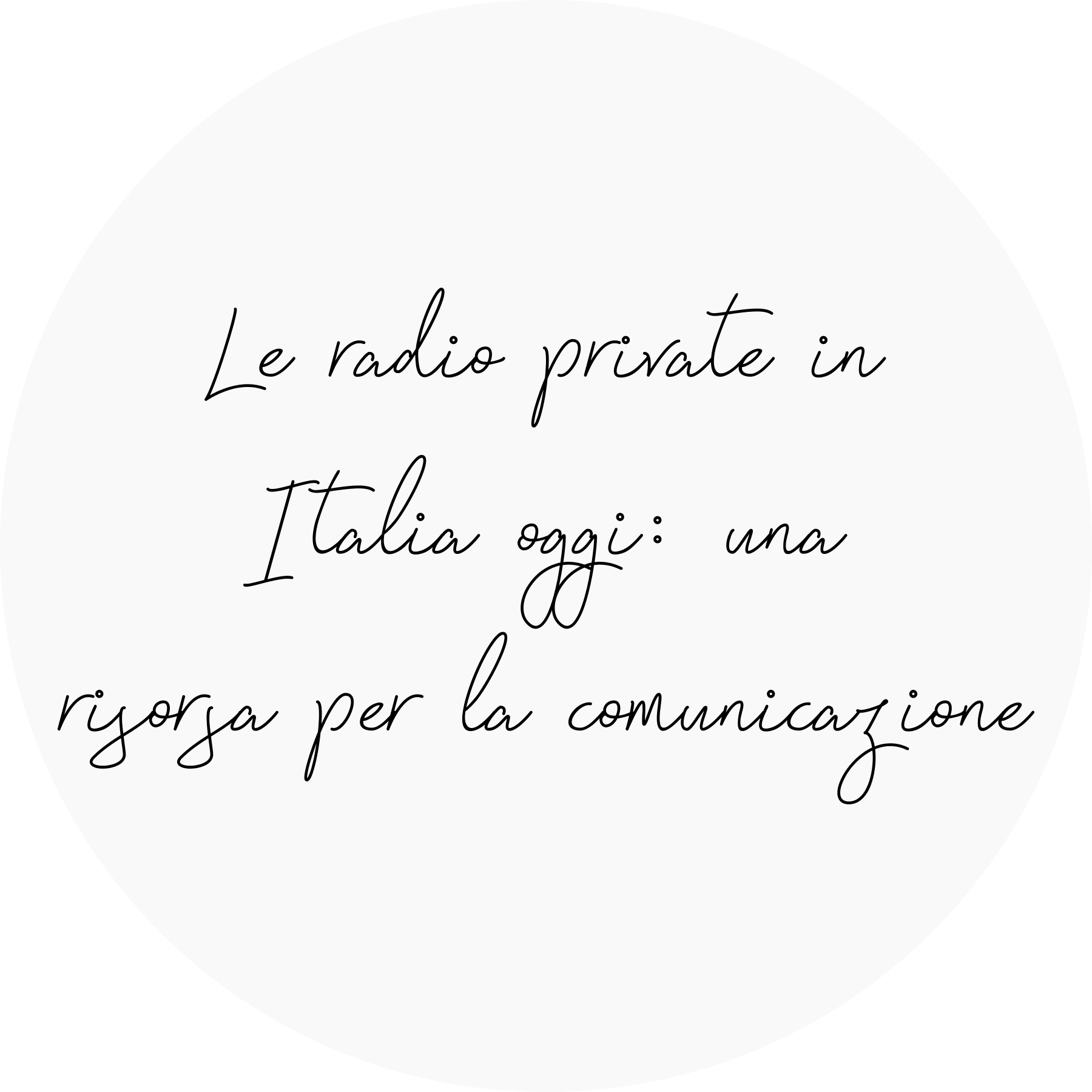 Convegno Le radio private in italia oggi una risorsa per la comunicazione